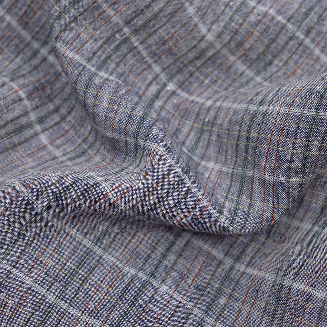 Group Sherbert Plaid Stonewashed Linen